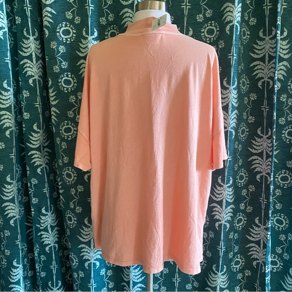 Free People Light Coral Short Sleeve Top - Picture 11 of 12